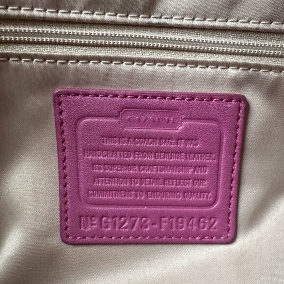 Coach Gallery Embossed Patent Leather Tote - Picture 12 of 12